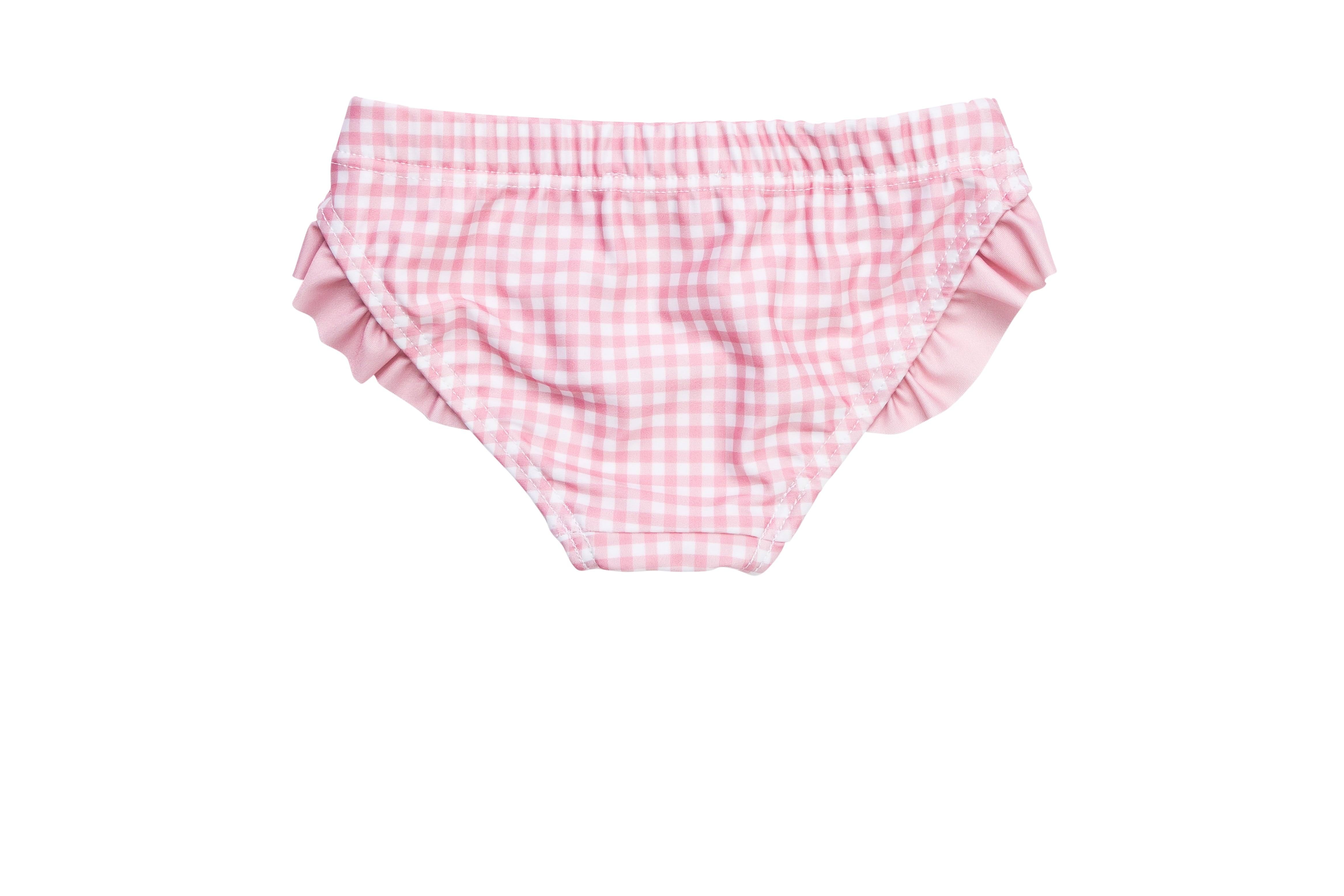 (sample) pambula pink gingham bikini bottom (sizes 1)