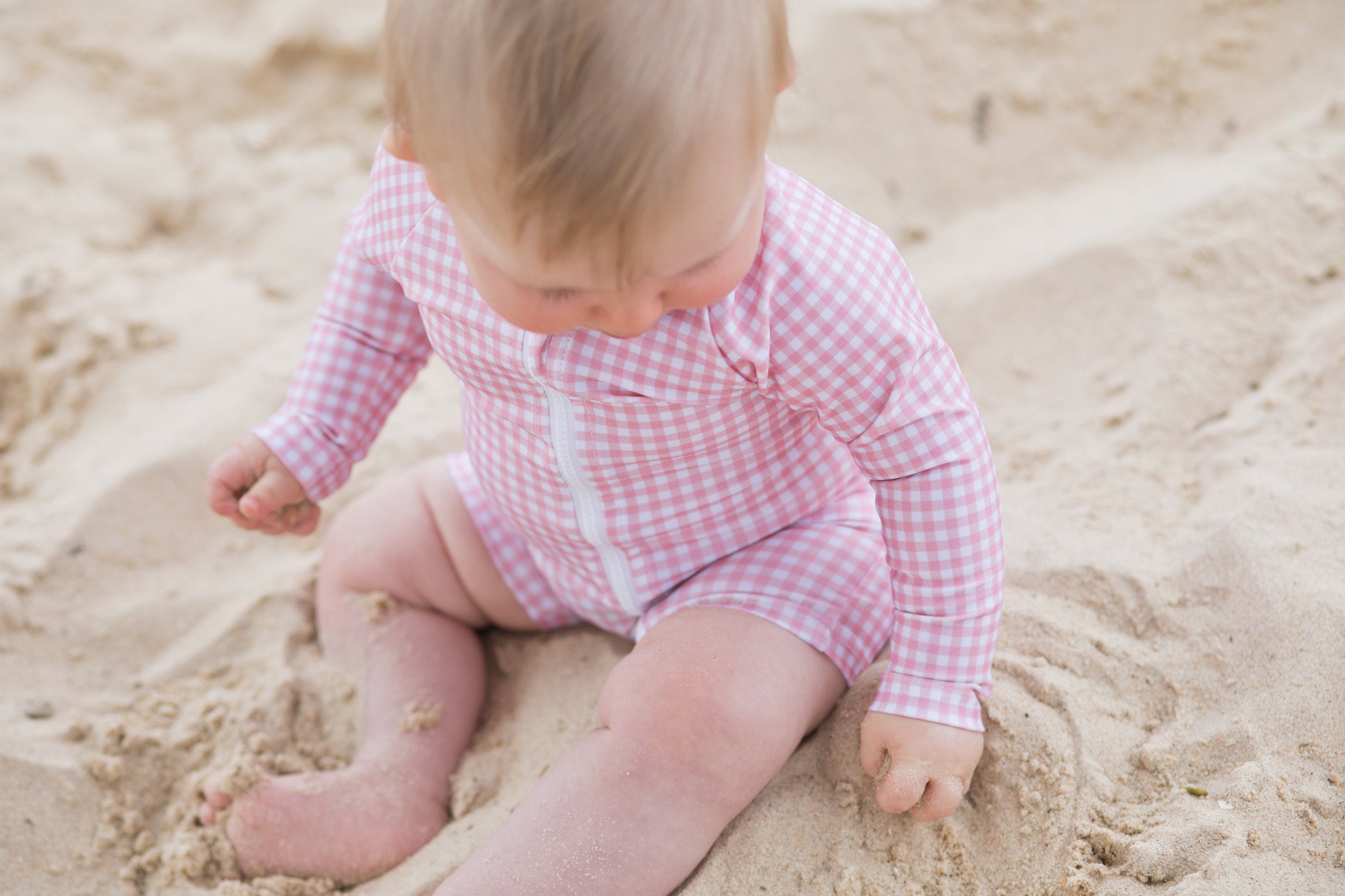 pambula pink gingham sun suit (size 00 sold out)