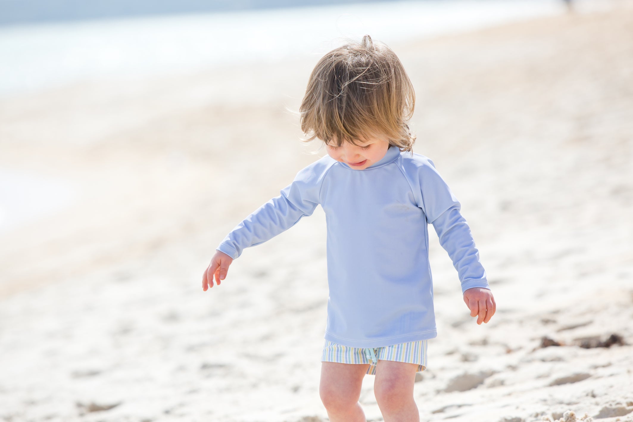 kids bondi blue stripe budgie brief