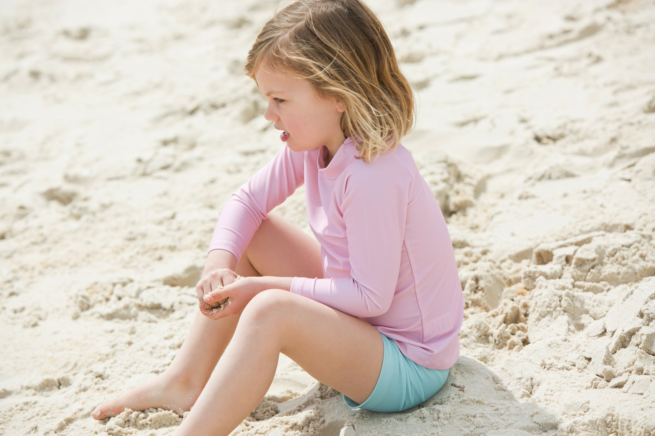 harry & pop budgie brief in great ocean green | UPF 50+ swimwear for kids, toddlers, baby