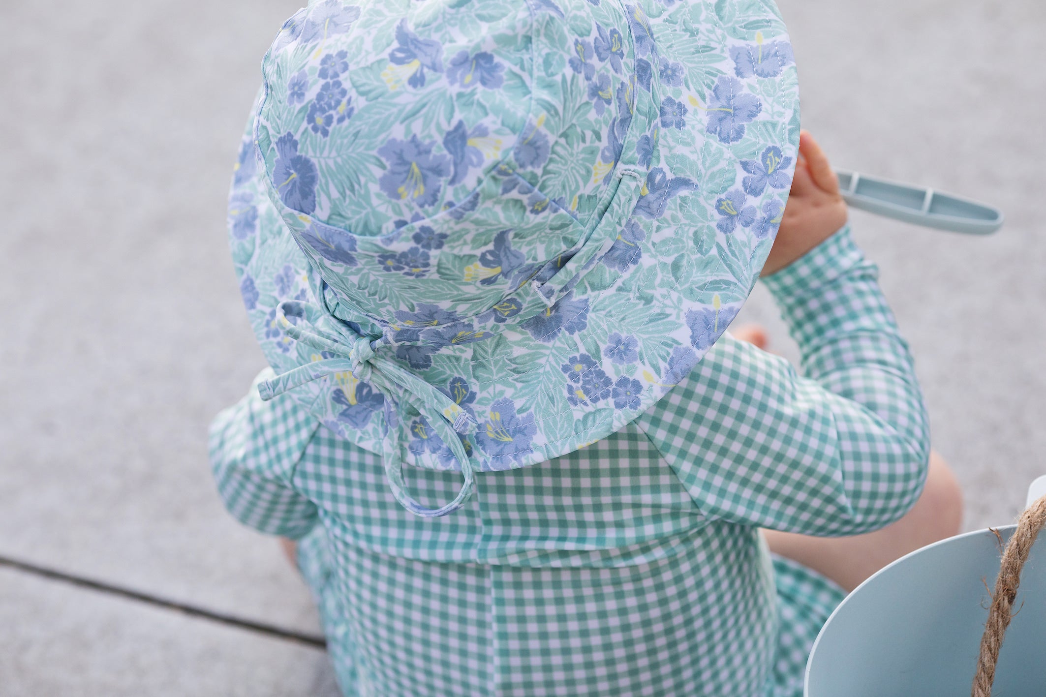 freshwater floral swim bucket hat (size 2-3 yrs sold out)