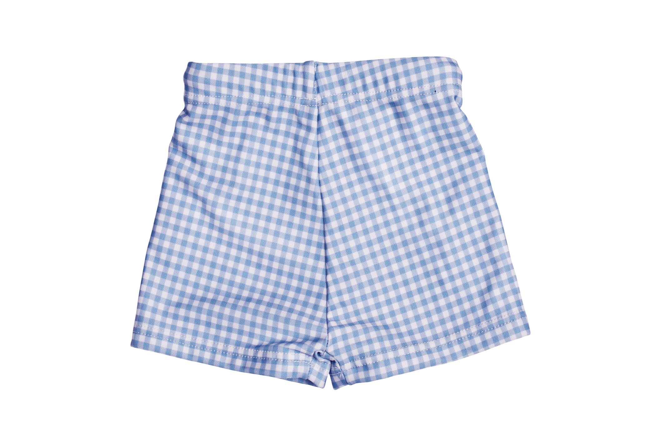 baby bells blue gingham budgie brief
