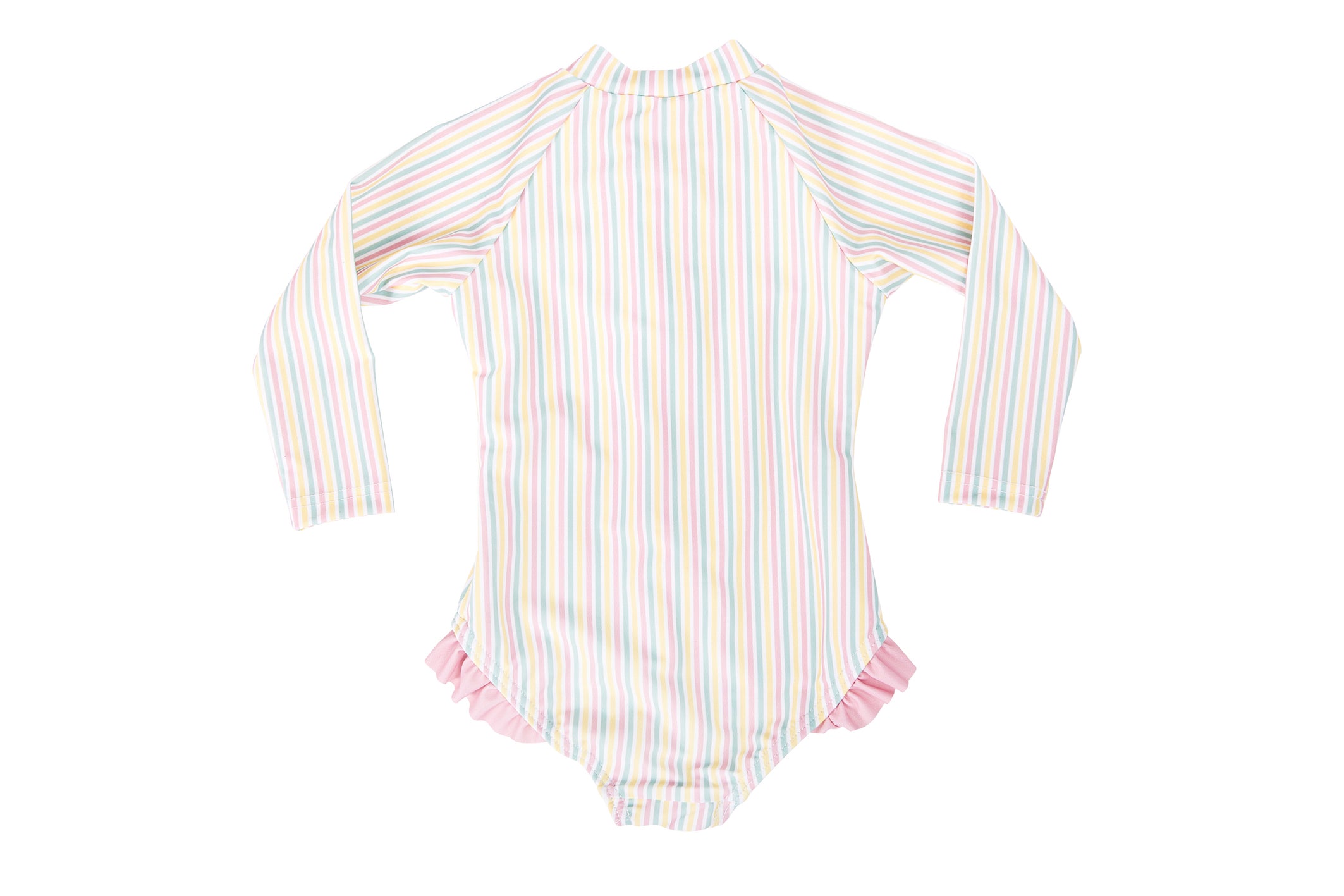portsea pink stripe surf suit