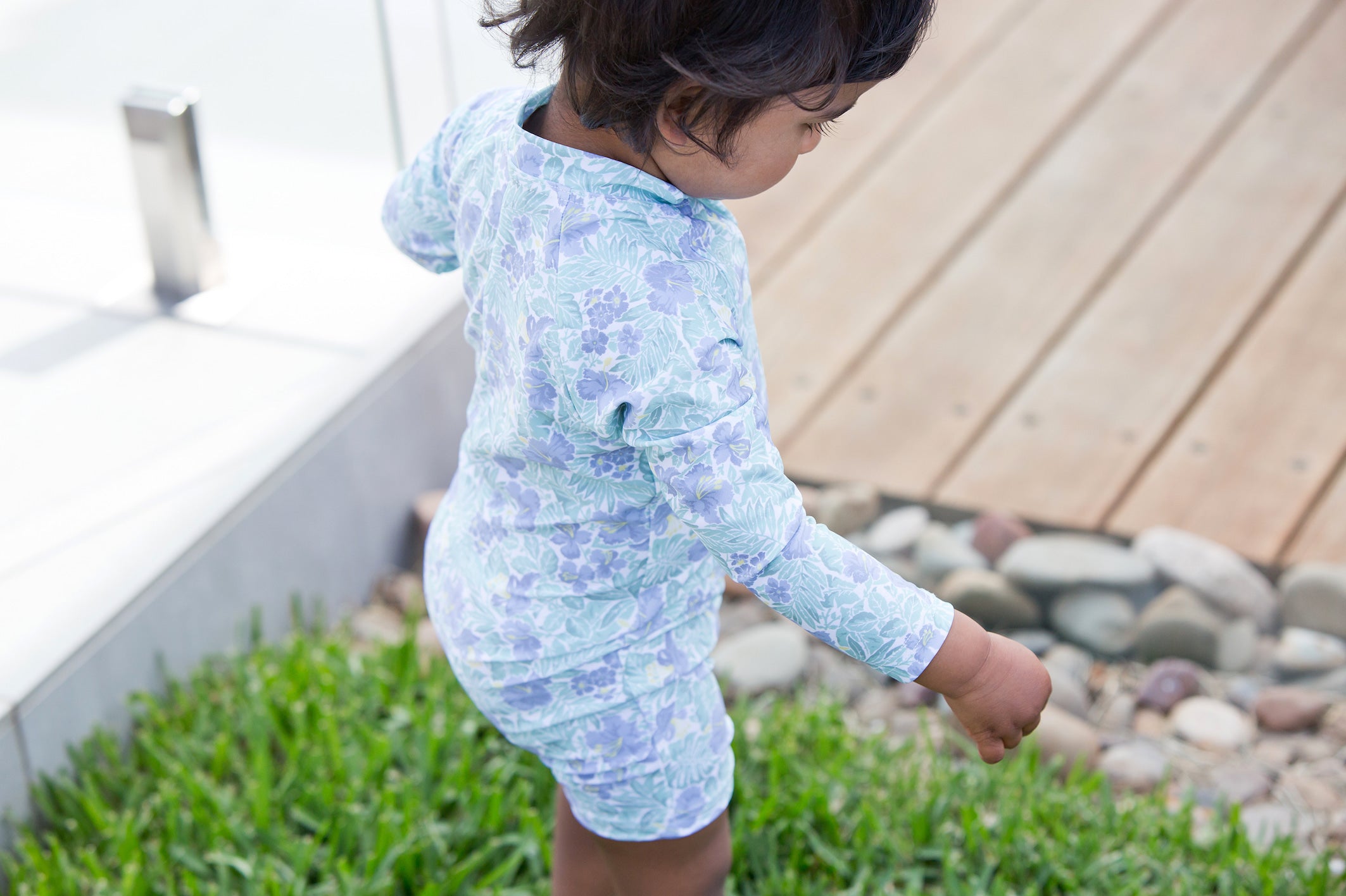 freshwater floral sun suit