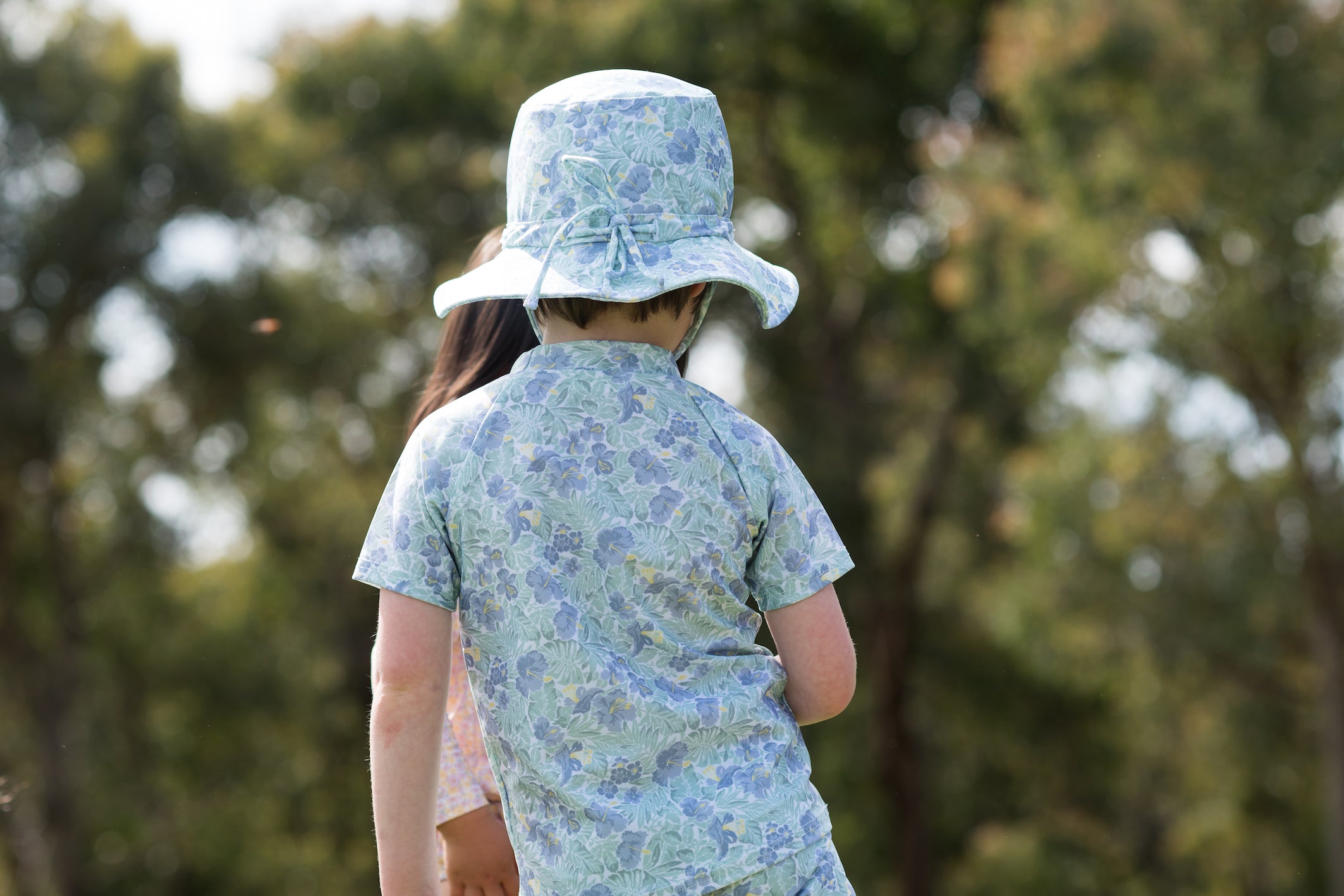 freshwater floral swim bucket hat (size 2-3 yrs sold out)