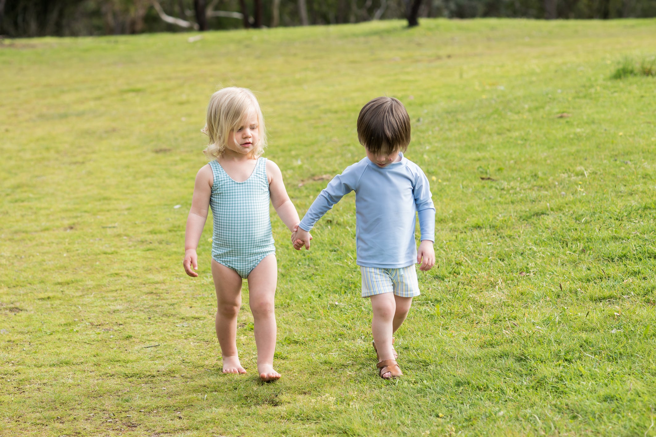 kids bondi blue stripe budgie brief