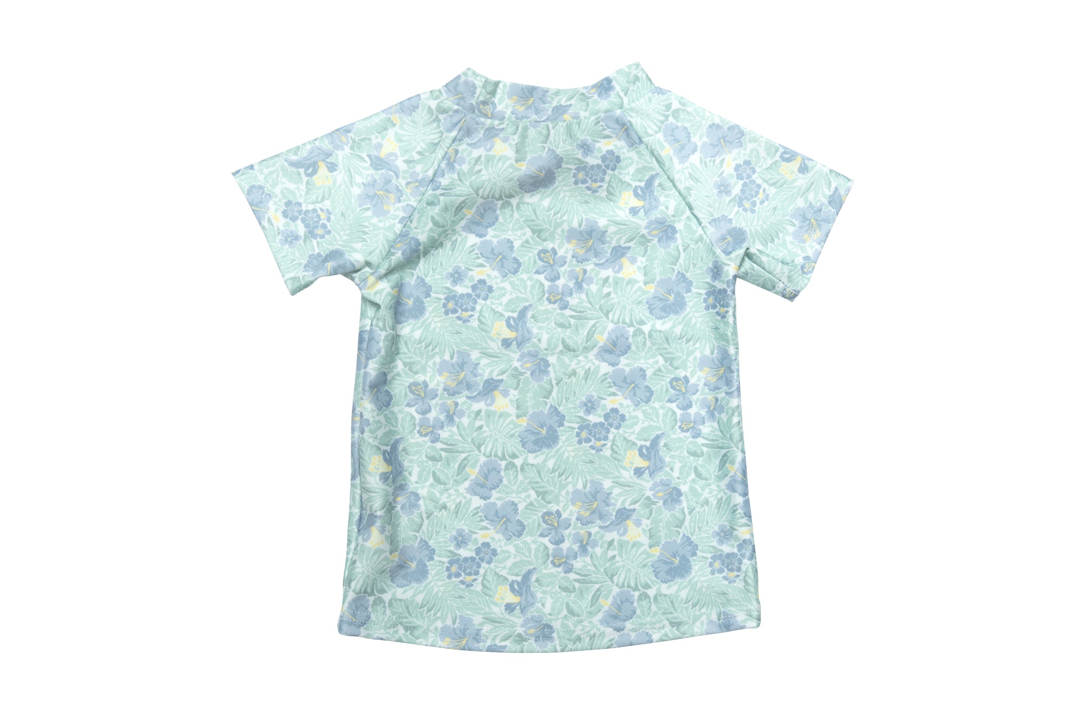 freshwater floral short sleeve rashguard