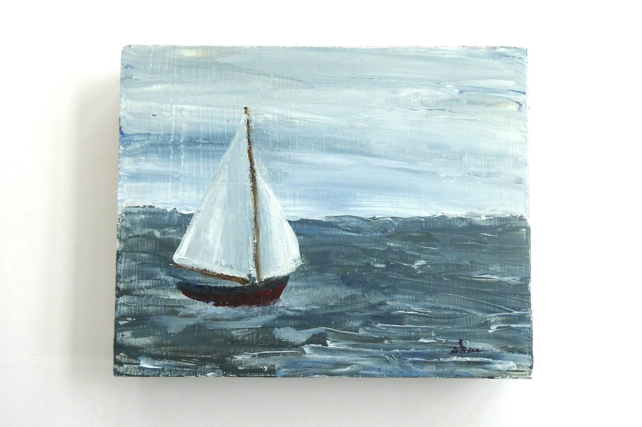 yacht #5 by sheryl lewis (original artwork)