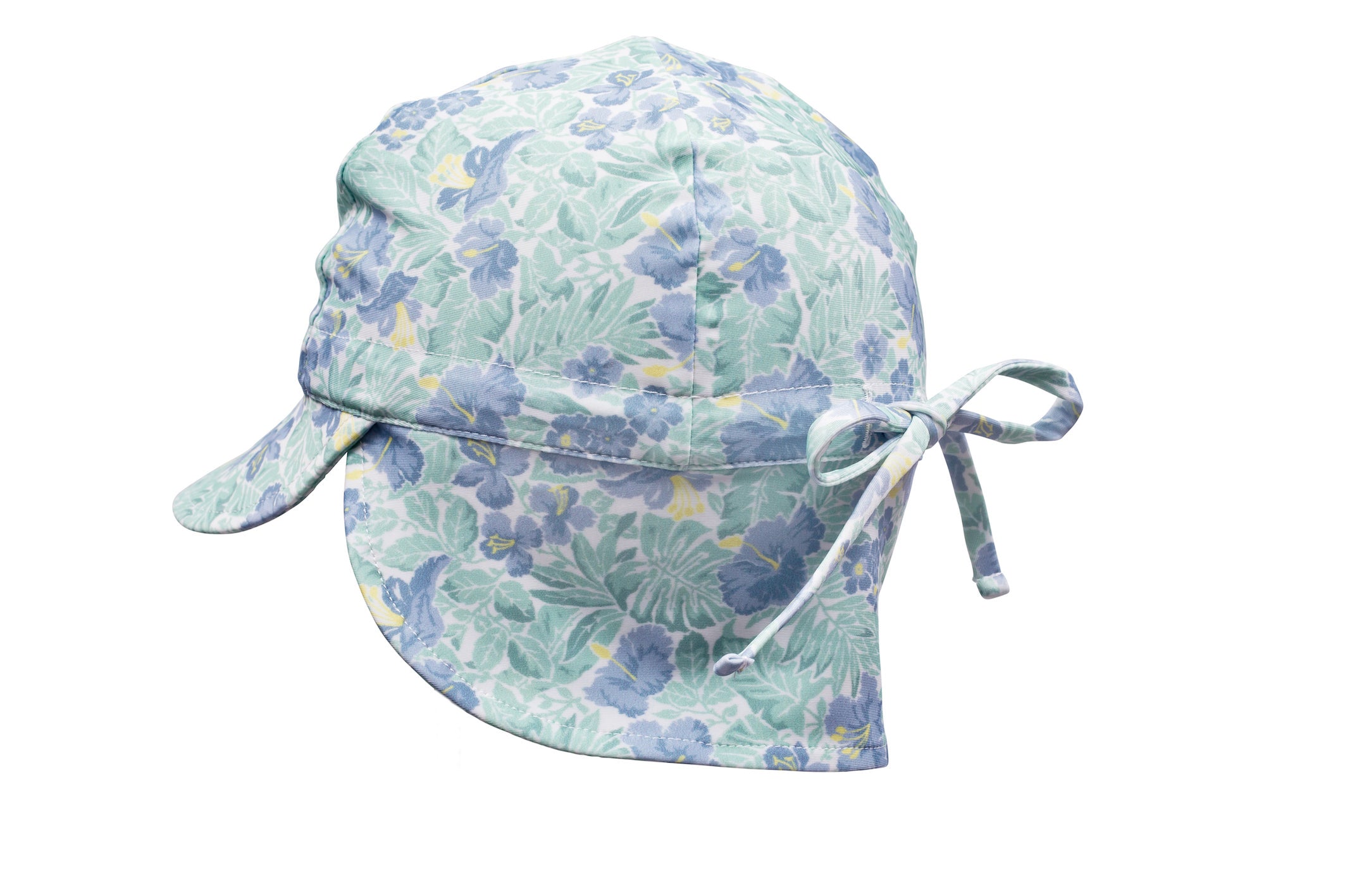freshwater floral swim flap hat